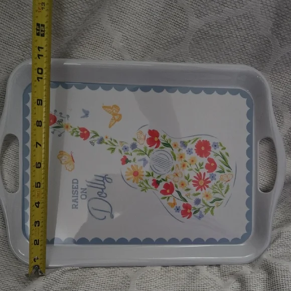 Raised on Dolly Floral Serving Tray AND Picture Frame - Picture 5 of 13